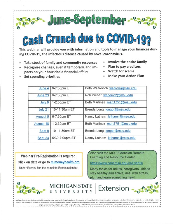 Covid Cash Crunch