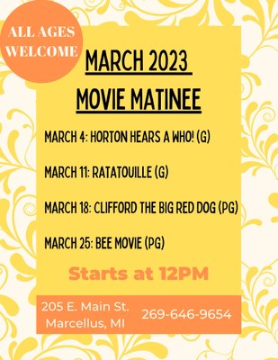 March 2023 Movie Matinee