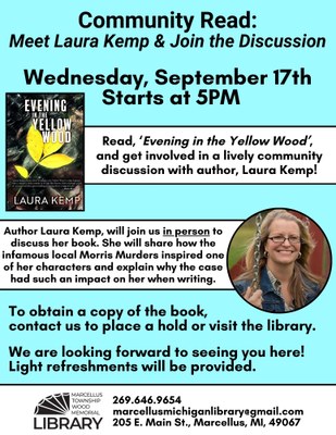 Community Read with Laura Kemp Community Read with Laura Kemp