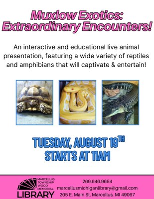Muxlow Exotics: Extraordinary Encounters Muxlow Exotics: Extraordinary Encounters