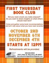 First Thursday Book Club: October-December 2025