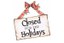 Closed for Christmas
