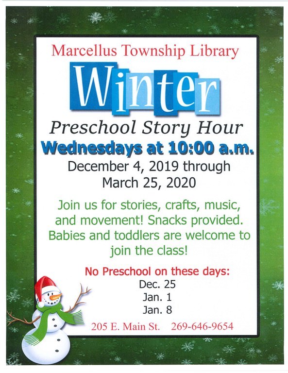 Winter Preschool Story Hour