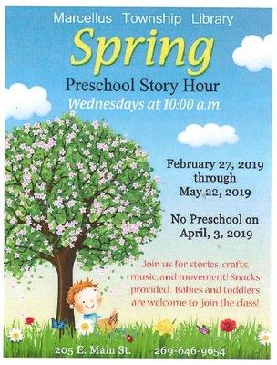 Spring Preschool Story Hour