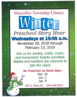 Winter Preschool Story Hour