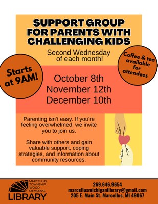 Support Group for Parents with Challenging Kids