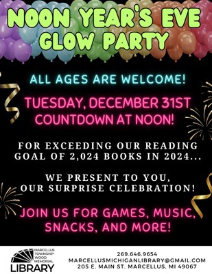 Noon Year's Eve Glow Party Noon Year's Eve Glow Party