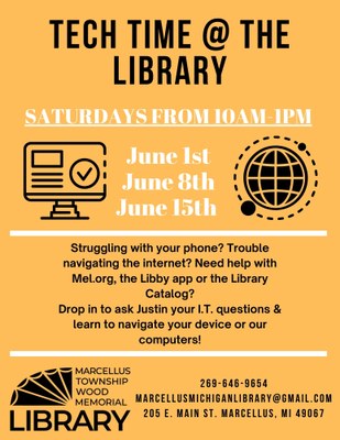 Tech Time @ The Library Tech Time @ The Library