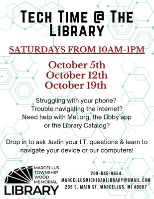 Tech Time @ The Library Tech Time @ The Library
