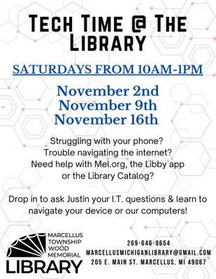 Tech Time @ The Library Tech Time @ The Library