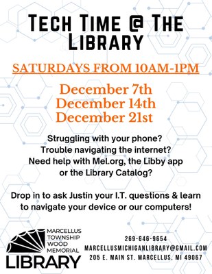 Tech Time @ the Library Tech Time @ the Library