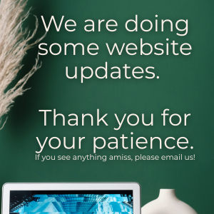 We are updating our website, please be patient. If you see anything off, please email us.