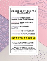 Wednesday Crafts in August