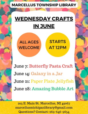 Wednesday Crafts in June